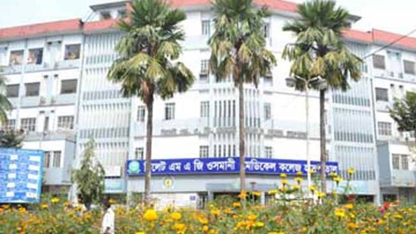 ওসমানী মেডিকেলে পানি ঢুকে পড়েছে