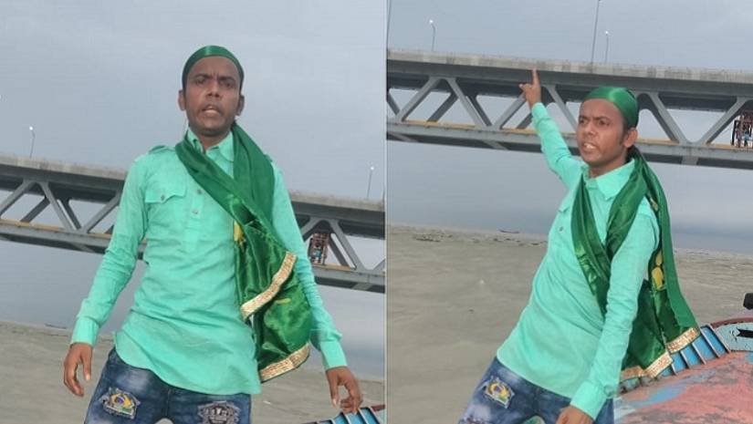 এবার পদ্মা সেতু নিয়ে গাইলেন হিরো আলম