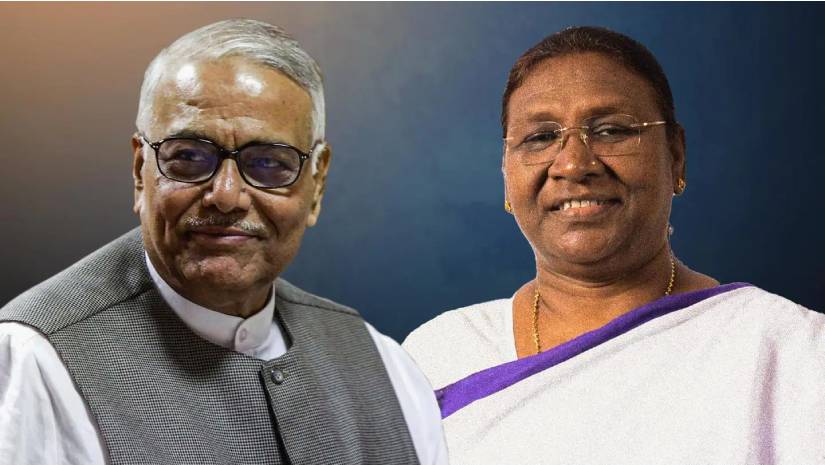 রাইসিনা হিলের লড়াইয়ে যশবন্ত-দ্রৌপদী