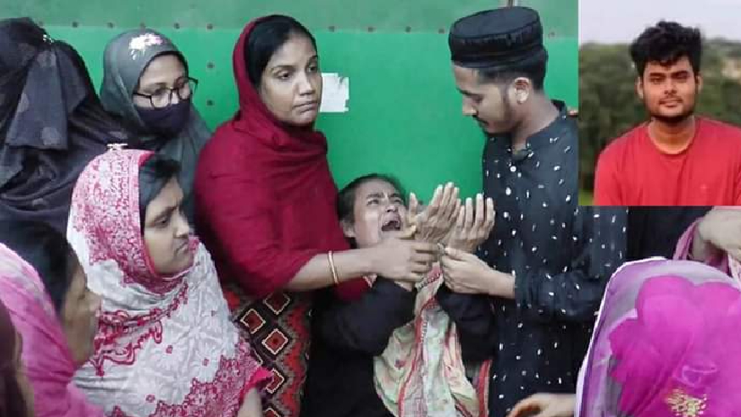 বাবার কবরের পাশেই শায়িত হলেন শাবিপ্রবি ছাত্র বুলবুল