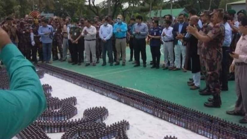 ফেনীতে প্রায় ১৭ কোটি টাকার মাদকদ্রব্য ধ্বংস করেছে বিজিবি