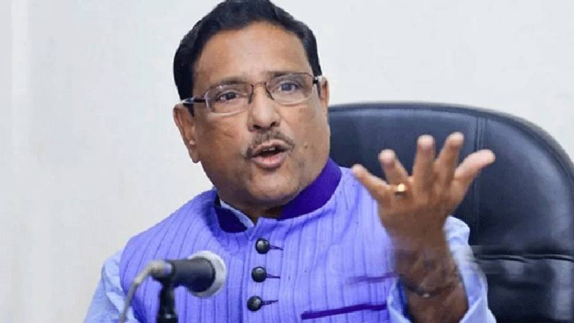 কাদের বললেন- পুলিশ কি আঙুল চুষবে?