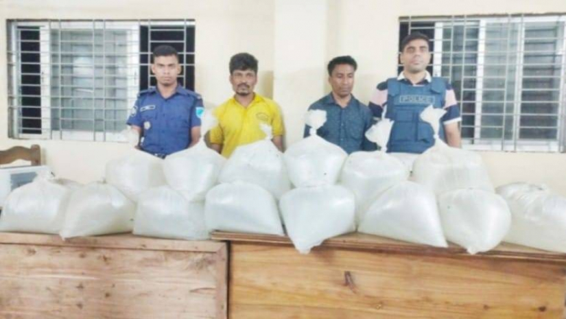 মহেশখালীতে আটক দুই মাদক ব্যবসায়ী