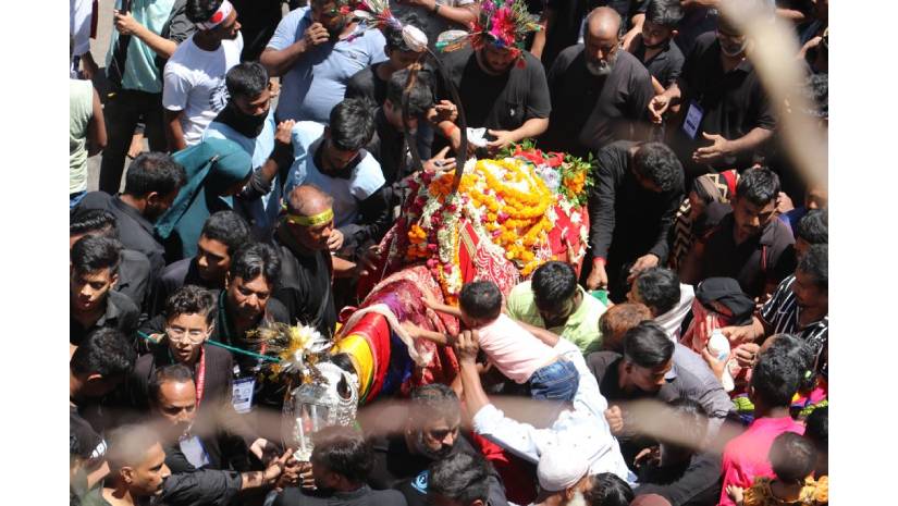 কারবালার স্মরণে রাজধানীতে তাজিয়া মিছিল