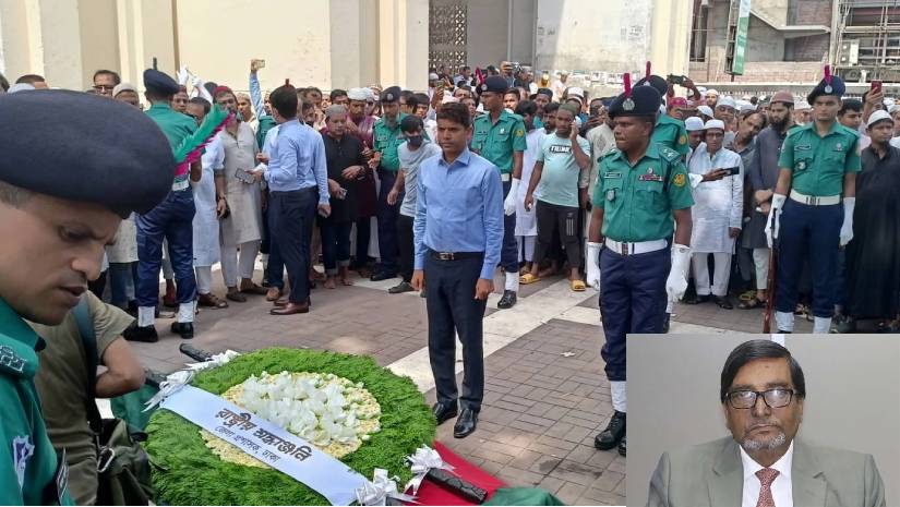 মাহবুব তালুকদারের জানাজা সম্পন্ন, দেয়া হয়েছে রাষ্ট্রীয় সম্মাননা