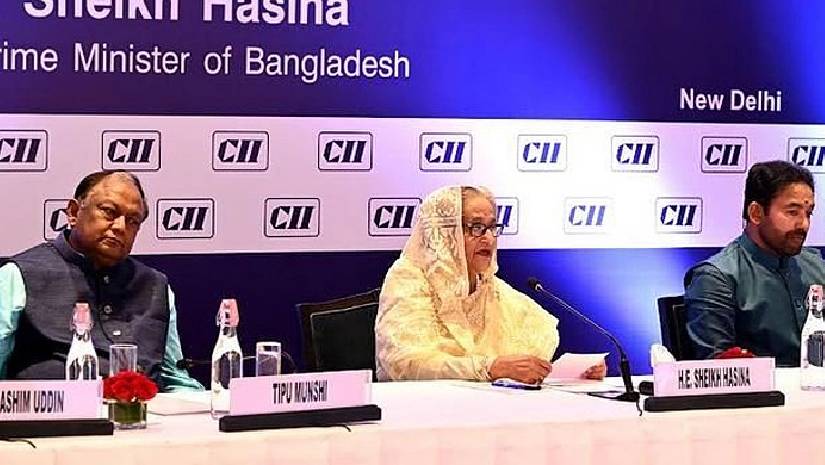 ভারতীয় ব্যবসায়ীদের বাংলাদেশে বিনিয়োগ করার আহ্বান প্রধানমন্ত্রীর