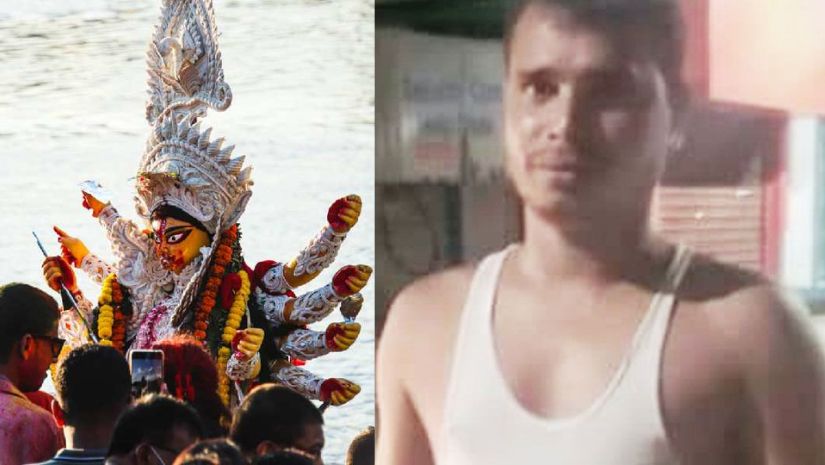 প্রতিমা বিসর্জনকালে ডুবতে থাকা ১০ হিন্দুকে বাঁচিয়ে হিরো মুসলিম যুবক