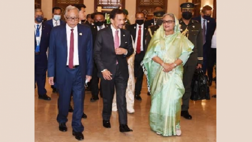 ব্রুনাইয়ের সুলতানের সম্মানে রাষ্ট্রপতির নৈশভোজ