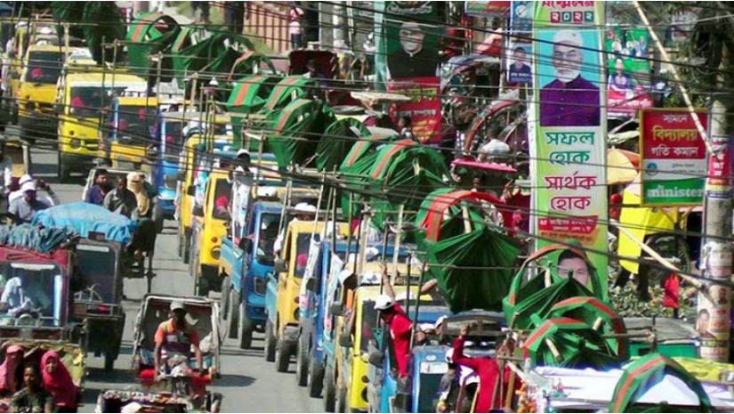 রংপুরে আওয়ামী লীগের শোডাউন