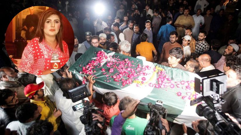ইমরান খানের লংমার্চের লাইভ দিতে গিয়ে নিহত নারী সাংবাদিক