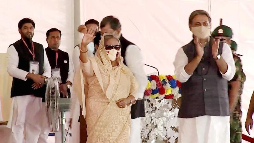যুবলীগের মহাসমাবেশের উদ্বোধন করলেন প্রধানমন্ত্রী