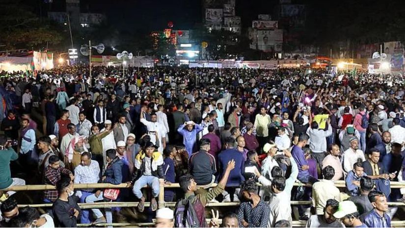 সিলেটে প্রস্তুত বিএনপির সভামঞ্চ, সমাবেশ শুরুর অপেক্ষায় নেতাকর্মীরা