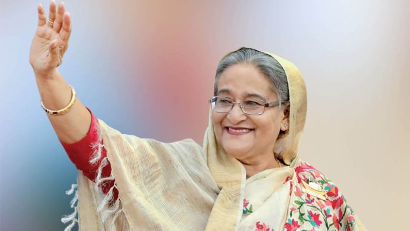 চট্টগ্রামে সভামঞ্চে শেখ হাসিনা