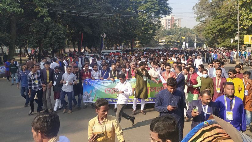 সারাদেশের ছাত্রলীগ নেতাকর্মীদের প্রাণচাঞ্চল্যে ভরে যাচ্ছে সোহরাওার্দী উদ্যান
