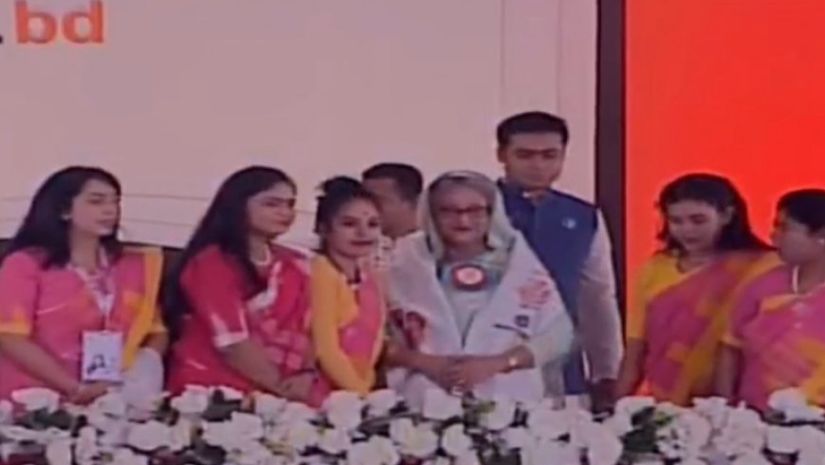 ছাত্রলীগের জাতীয় সম্মেলন উদ্বোধন করলেন প্রধানমন্ত্রী