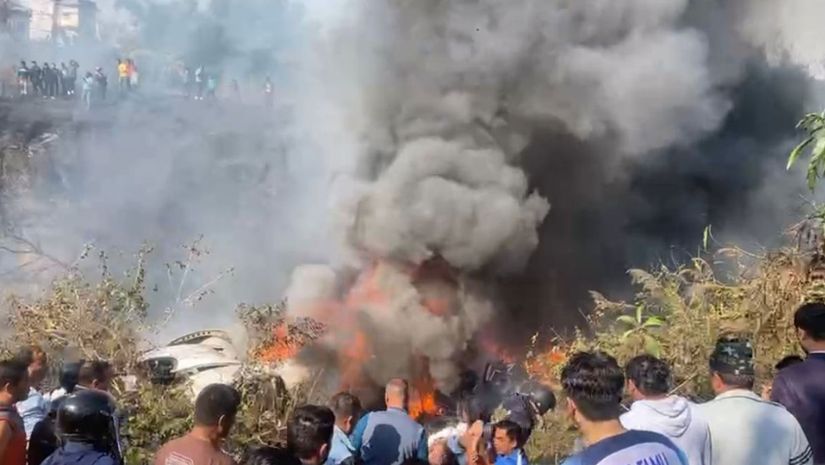 প্লেন বিধ্বস্ত
