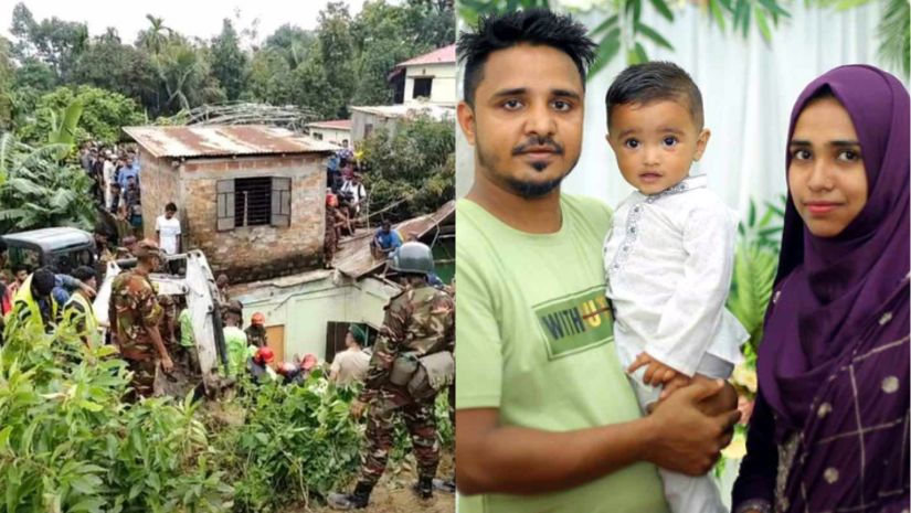 ঘুমন্ত পরিবারের ওপর ধসে পড়ে পাহাড়; স্বামী-স্ত্রী ও শিশুপুত্র নিহত