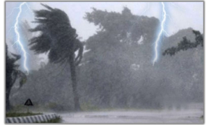 দুপুর ১টার মধ্যে বজ্রসহ বৃষ্টির আভাস