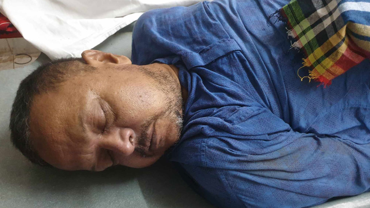 স্লোগান দিতে দিতে মৃত্যুর কোলে বিএনপি নেতা (ছবি সংগৃহীত)